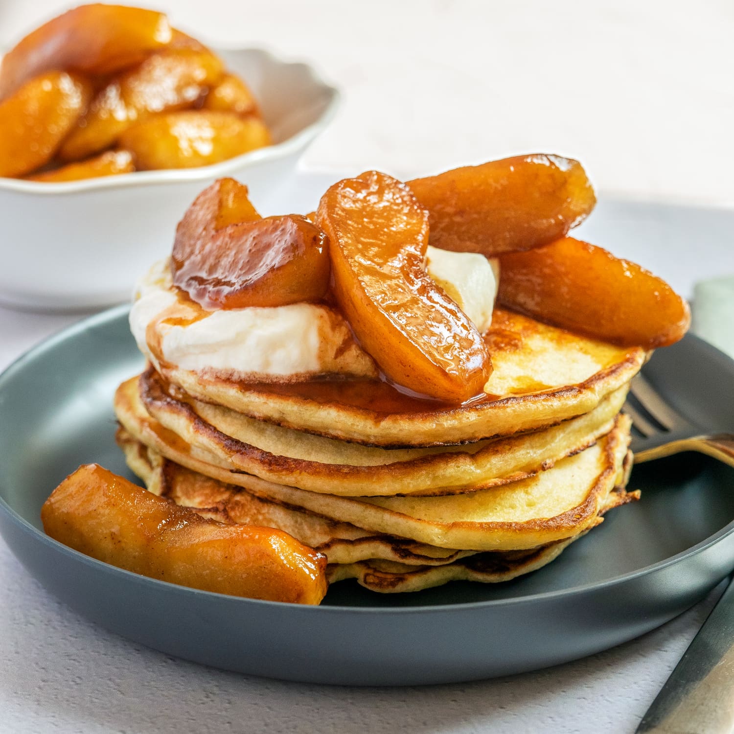 Cinnamon Apple Pancakes